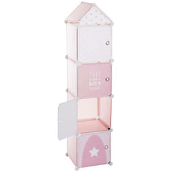 Atmosphera - Contenitore per bambini Colonne rosa 34x139cm créateur d'intérieur