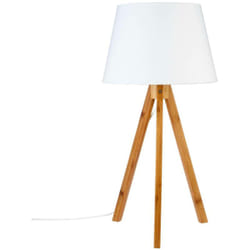 Atmosphera - Lampada treppiede Bahi bianca H56cm créateur d'intérieur