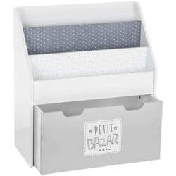 Atmosphera - Libreria per bambini grigia su rotelle H70cm créateur d'intérieur