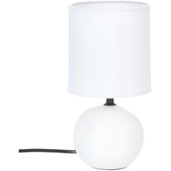 Atmosphera - Lampada in ceramica Timéo bianco opaco H25cm créateur d'intérieur
