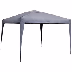 Pergola pieghevole "easy up" 3x3 m in alluminio trattato con polveri epossidiche - Hespéride. Colore : Ardoise. Materiale pri ...
