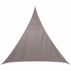 Paralume triangolare in poliestere "curacao" 5x5x5m - Hespéride. Colore : Taupe. Materiale principale : Polyester. Lunghezza  ...