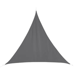 Hesperide - Vela triangolare in poliestere curacao grigio 3x3x3m - Hespéride