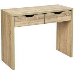 Consolle a 2 cassetti Bivoak effetto rovere naturale Atmosphera créateur d'intérieur