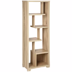 Libreria a 6 livelli "bivoak" effetto rovere naturale - Atmosphera createur d'interieur. Colore : Beige. Materiale principale ...