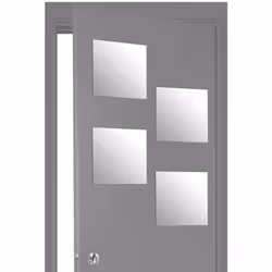 Set di 4 specchi quadrati adesivi 30x30 - 5 five simply smart. Colore : Miroir. Materiale principale : Verre. Lunghezza : 30. ...