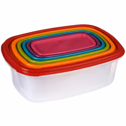 6 scatole di plastica "colori - 5 five simply smart. Colore : Multicolore. Materiale principale : Polypropylene. Lunghezza : ...