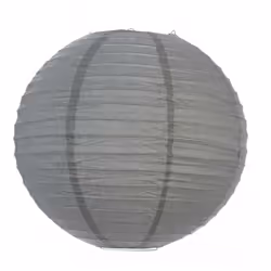 Lanterna a sfera di carta d35cm - Atmosphera createur d'interieur. Colore : Gris anthracite. Materiale principale : Acier. Lu ...