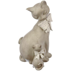 Atmosphera - Statuetta Coppia di gatti H26cm - Maman/chaton créateur d'intérieur