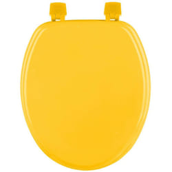 Five - Sedile per wc giallo colorama in legno laccato - 5