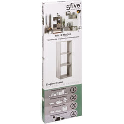 Mix n modul 3 ripiani effetto rovere grigio - 5 Five