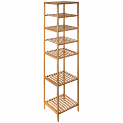 Scaffale a colonna in bambù a 6 livelli "mix n modul - 5 five simply smart. Colore : Bambou. Materiale principale : Bambou. L ...