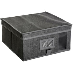 Scatola 30x30cm orso grigio antracite - 5five