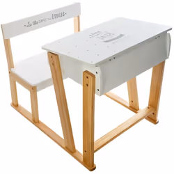 Scrivania per bambini multicolore l64cm - Atmosphera createur d'interieur. Colore : Blanc. Materiale principale : Pin. Lunghe ...