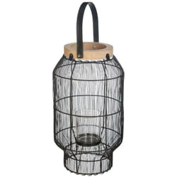 Atmosphera - Lanterna a stelo in metallo nero H32cm créateur d'intérieur