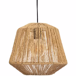 Lampada a sospensione "jily" beige d29cm - Atmosphera createur d'interieur. Colore : Beige. Materiale principale : Acier. Lun ...