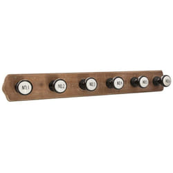 Atmosphera - Appendiabiti in ceramica Asher, 6 ganci créateur d'intérieur