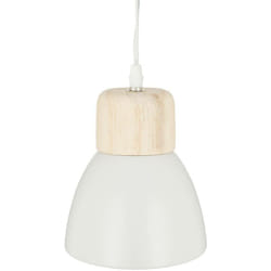 Atmosphera - Pendente Desy in metallo bianco D15cm créateur d'intérieur