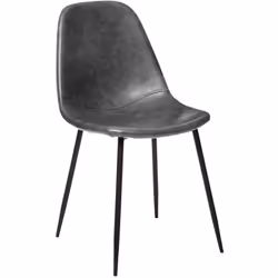 Sedia "vladi" grigio - Atmosphera createur d'interieur. Colore : Gris. Materiale principale : Acier. Lunghezza : 53.00 cm. La ...