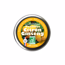 Aromandise BF8, 45 g, Gum arabic* sucre roux* sirop glucose de blé* jus citron concentré* 0,5%, CHE gingembre* menthe..., Fra ...
