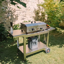 Krampouz PFSV2MA-KR barbecue per l'aperto e bistecchiera Grill Da tavolo propano/butano Acciaio inox 3400 W - Vista aggiuntiva 7