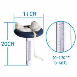 Termometro galleggiante con animali 4 modelli: orso, pesciolino, rana e tartaruga Da 30° a 120° F Da 0° a 50° C Realizzato co ...