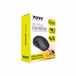 Port Designs 900400-PRO mouse Ufficio Ambidestro USB tipo A Ottico 1000 DPI - Vista aggiuntiva 6