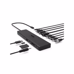 Port Designs 901906-W replicatore di porte e docking station per laptop Cablato USB 3.2 Gen 2 (3.1 Gen 2) Type-C Nero - Vista aggiuntiva 5