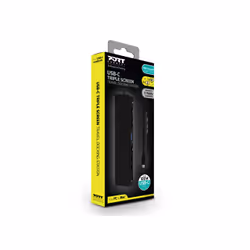 Port Designs 901906-W replicatore di porte e docking station per laptop Cablato USB 3.2 Gen 2 (3.1 Gen 2) Type-C Nero - Vista aggiuntiva 7