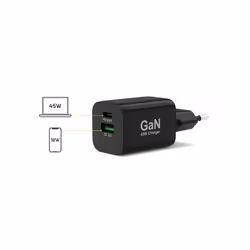 Port Designs 900105-EU Caricabatterie per dispositivi mobili Netbook, Computer portatile, Smartphone, Tablet Nero AC Ricarica rapida Interno - Vista aggiuntiva 7