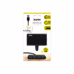 Port Designs 900121 hub di interfaccia USB 3.2 Gen 1 (3.1 Gen 1) Type-A 5000 Mbit/s Nero - Vista aggiuntiva 5