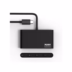 Port Designs 900147 hub di interfaccia USB tipo-C 5000 Mbit/s Nero - Vista aggiuntiva 5