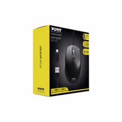 Port Designs 900711 mouse Mano destra USB tipo A Ottico 3200 DPI - Vista aggiuntiva 4