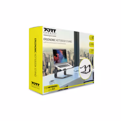 Port Designs 901103 supporto per laptop Supporto per Alluminio, Nero 15.6" - Vista aggiuntiva 4