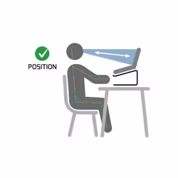 Port Designs 901103 supporto per laptop Supporto per Alluminio, Nero 15.6" - Vista aggiuntiva 6