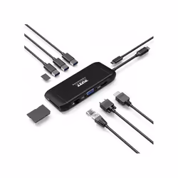 Port Designs 901913 hub di interfaccia USB 2.0 Type-C 5000 Mbit/s Nero - Vista aggiuntiva 4
