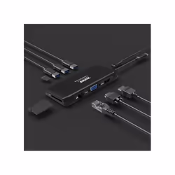 Port Designs 901913 hub di interfaccia USB 2.0 Type-C 5000 Mbit/s Nero - Vista aggiuntiva 5