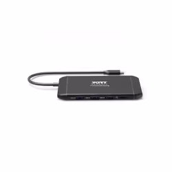 Port Designs 901913 hub di interfaccia USB 2.0 Type-C 5000 Mbit/s Nero - Vista aggiuntiva 8