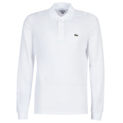 Polo maniche lunghe Lacoste L1312 Bianco - 3