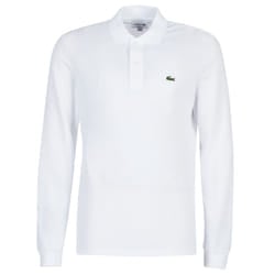 Polo maniche lunghe Lacoste L1312 Bianco - 6