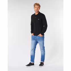 Polo maniche lunghe Lacoste L1312 Nero - 3 - Vista aggiuntiva 3