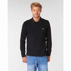 Polo maniche lunghe Lacoste L1312 Nero - 5 - Vista aggiuntiva 2
