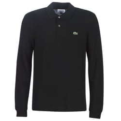 Polo maniche lunghe Lacoste L1312 Nero - 7