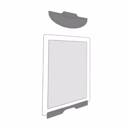 Bigben Interactive 3571211269809 supporto antifurto per tablet Nero