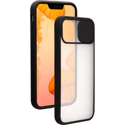 Bigben Connected COVSLIDEIP1267B custodia per cellulare 17 cm (6.7") Cover Nero, Trasparente
