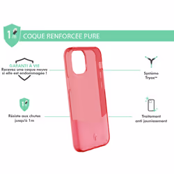 FORCE CASE FCPUREIP1254R custodia per cellulare Rosso
