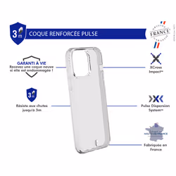 FORCE CASE FCPULSIP1367TMF custodia per cellulare Trasparente