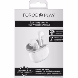 BIG BEN FPYTWSBOUTON cuffia e auricolare Wireless In-ear Musica e Chiamate Bluetooth Bianco - Vista aggiuntiva 3