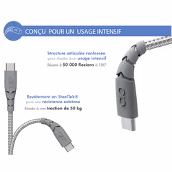 FORCE CASE FPCBLCC1M2MRG cavo per cellulare Grigio - Vista aggiuntiva 3