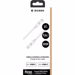 BIG BEN CBLCC1M2RW cavo USB 1,2 m USB C Bianco